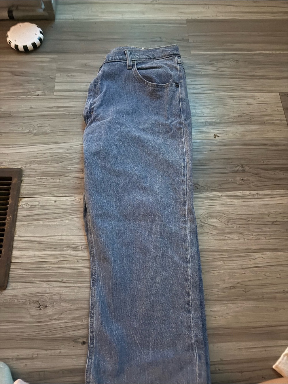 Wrangler Medium Blue Straight Leg Jeans